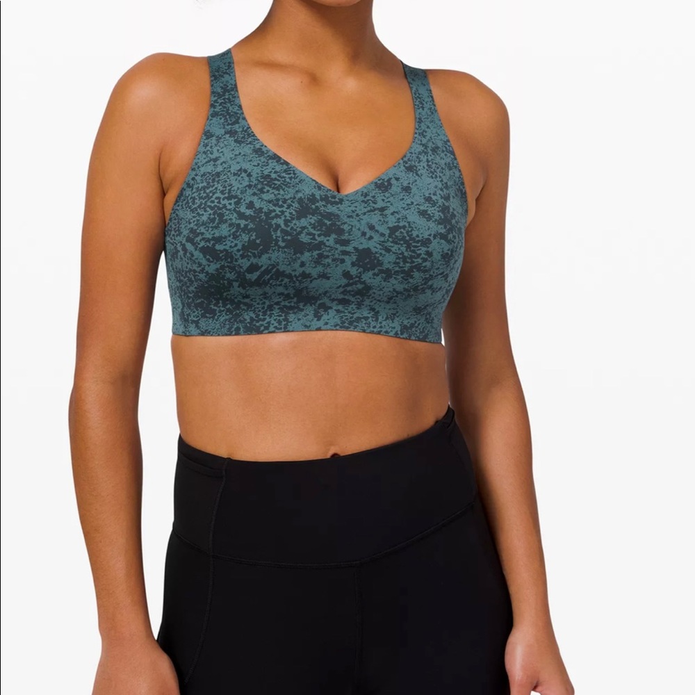 Lululemon - Enlite Bra Weave High Support - Dissolve Desert Teal Submarine - 32E